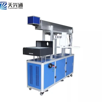 100W 130W 150W RF Metal Tube 3D CO2 Laser Galvo System Marking Machine with Big Marking Range 600*600mm