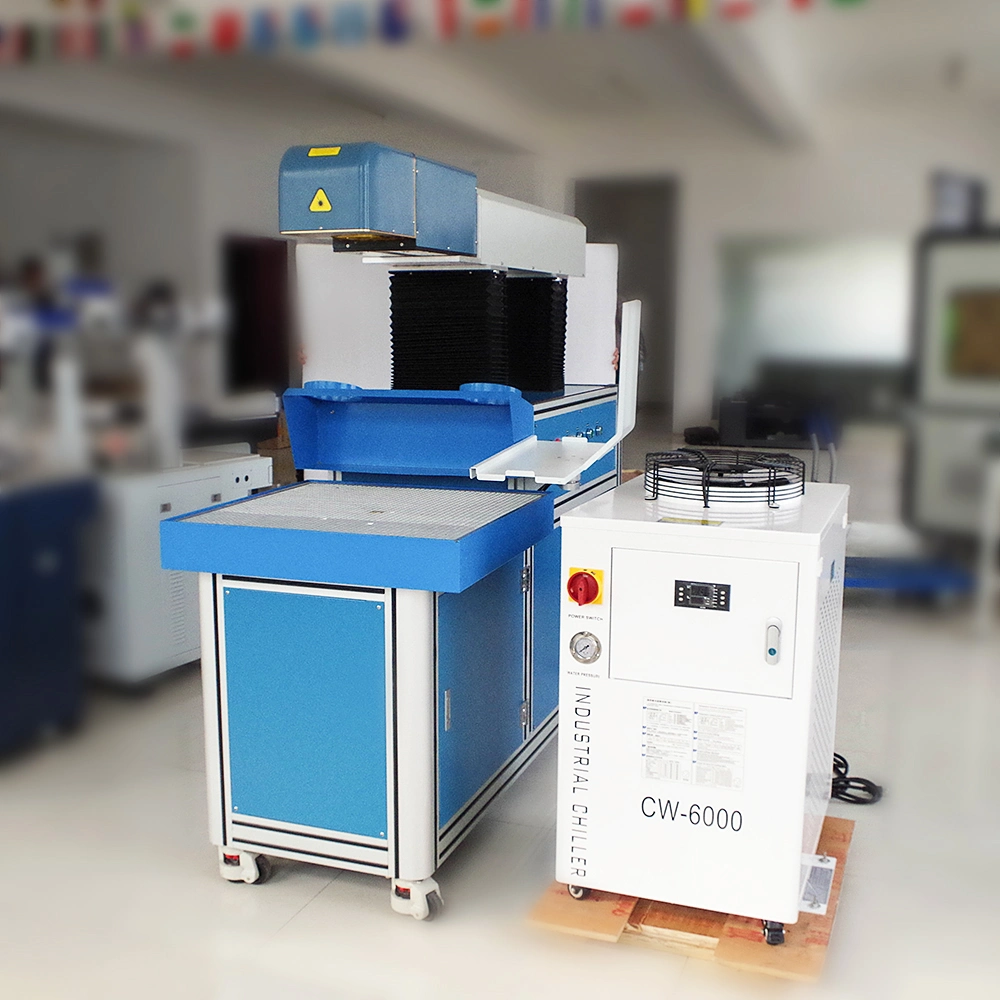 Coherent RF 120W 200W CO2 Galvo Laser Marking Cutting Machine for Removal Painted Steel Bottle