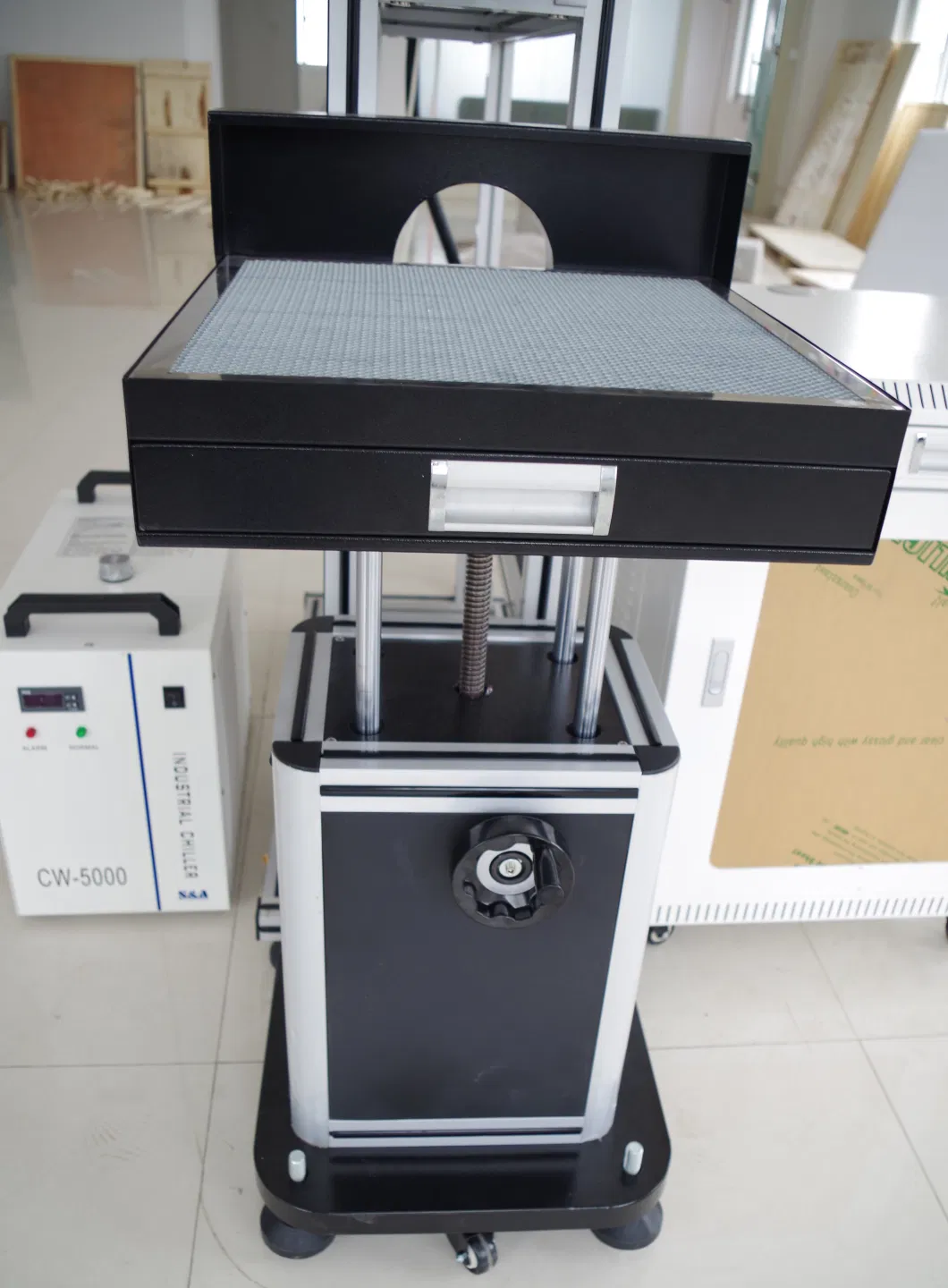 Cheap 30W Galvo CO2 Laser Marking Machine Wood Price