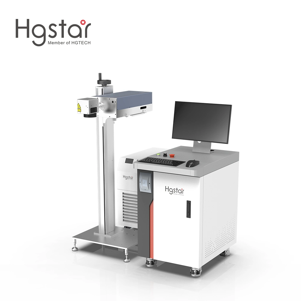 Hgstar CNC CO2/UV/Fiber Laser Marking Machine Price for Metal, Steel, Iron, Aluminum, PVC, Keyboard, Bearings Engraving with CE