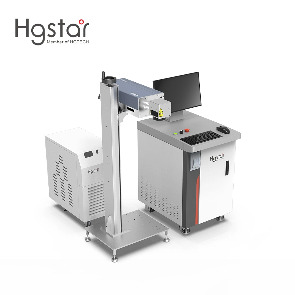 Hgstar CNC CO2/UV/Fiber Laser Marking Machine Price for Metal, Steel, Iron, Aluminum, PVC, Keyboard, Bearings Engraving with CE