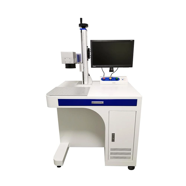 3W 5W Ultraviolet Laser Marking Machine / UV Laser Marker for Leather Marking