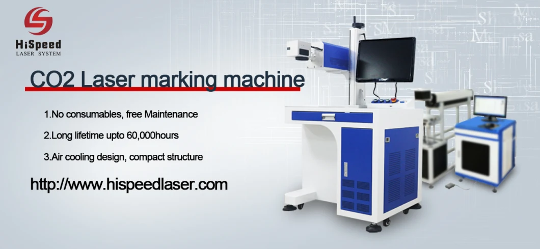 Hispeed Laser Split Mini CO2 Laser Marking/Engraving/Cutting Machine Factory Price