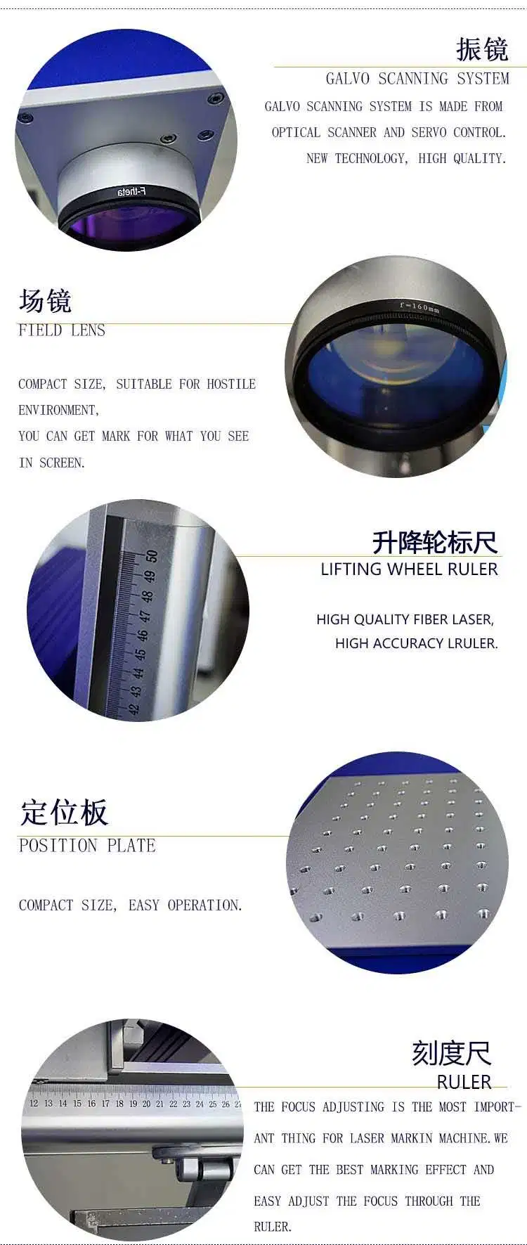 15W 30W 60W 100W Portable Split Type CO2 Laser Marking Machine