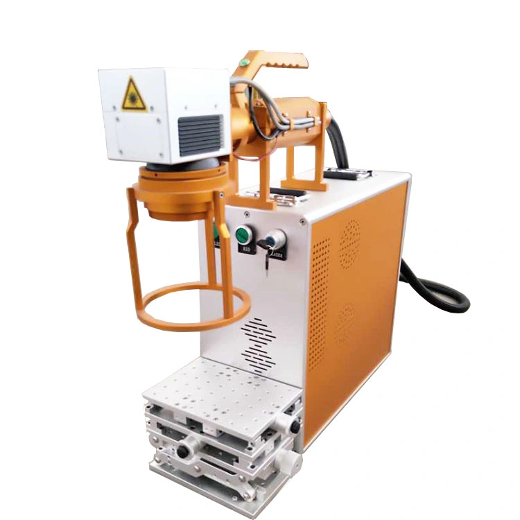 20W 30W 50W 100W Handheld Mini Fiber Laser Cutting Machine Silver Golden for Metal Nonmetal