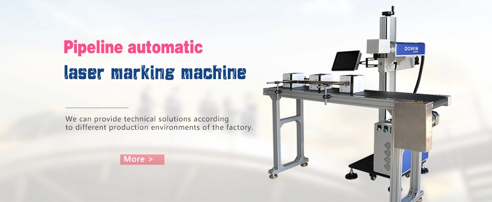 30W 40W 60W Laser Logo Printing Machine CO2 Flying Laser Marking Machine for Plastic Bottle Factory Production Line