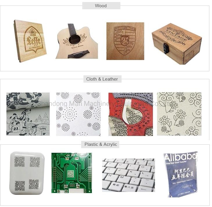 CO2 Glass Tube Laser Marking Machine for Engraving Glass/Rubber/Plastic/Wood