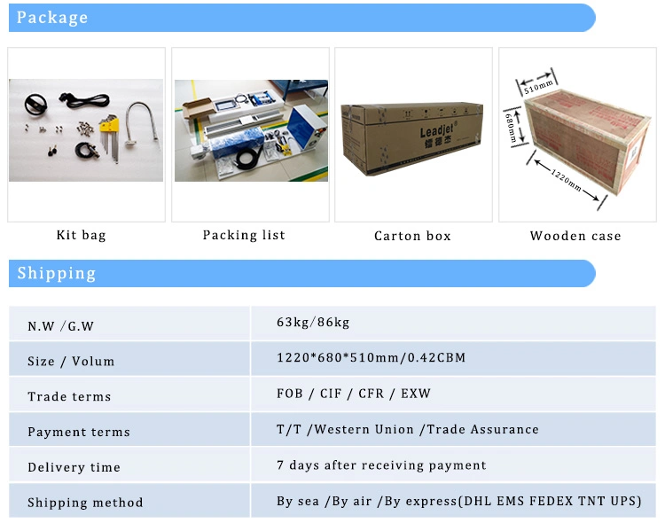 30W CO2 Laser Marking Machine Supplier Manufacturer Batch Coding Machine