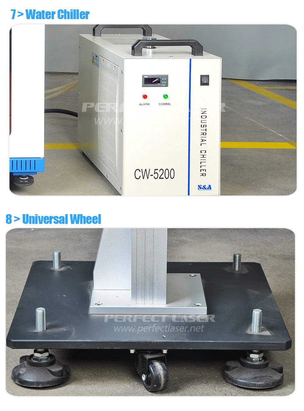 CO2 Automatic Textile Laser Marking Machine for Plastic Bottle