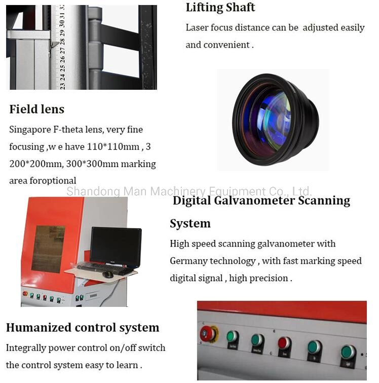 CO2 Laser Marking Machine for Bamboo Crafts/Furniture/Electronic Components