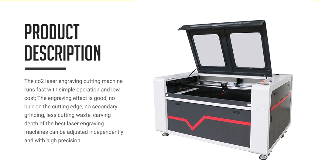 Double Laser Heads 1410 CO2 Laser Engraving Machine Laser Cutting Machine for Wood Acrylic MDF