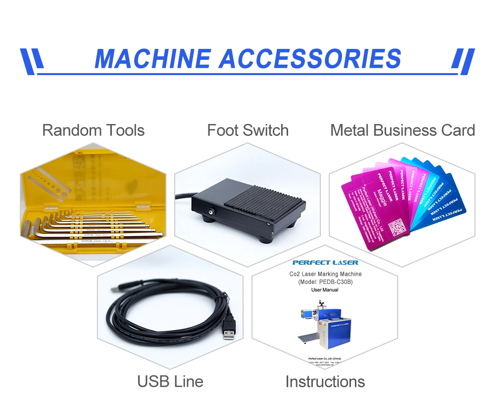 30W 60W Nonmetallic Materials Desktop Split CO2 Laser Marking Machine