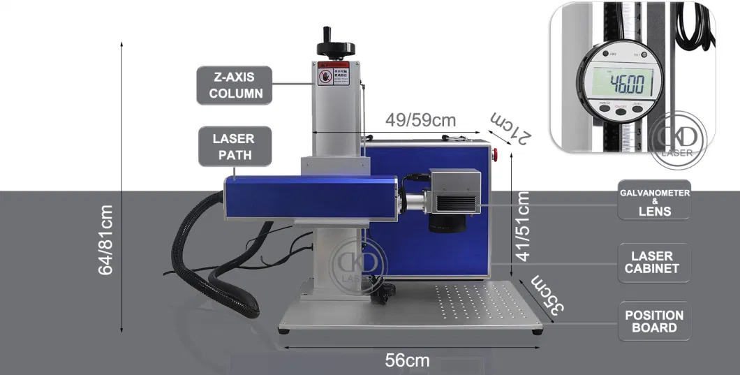 CO2 Laser Marking Machine Price of PU Leather Enagrave