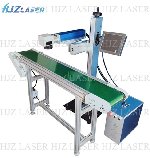 CO2 Laser Flying Marking Machine for Print Bar-Code