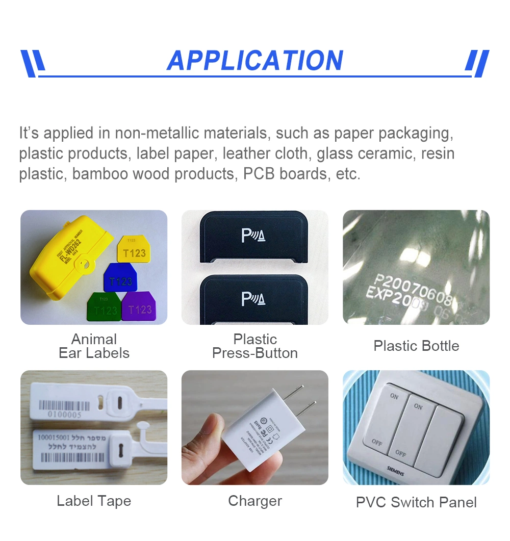 30W 60W Nonmetallic Materials Desktop Split CO2 Laser Marking Machine