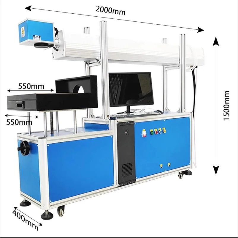 Large Format CO2 Laser Marking Machine 100W 130W Laser