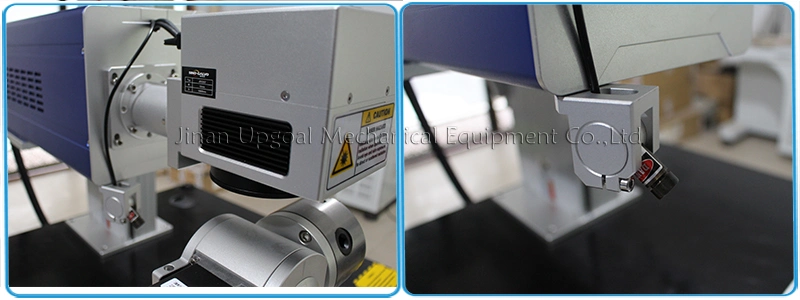 30W Metal RF Laser Tube CO2 Laser Marking Machine with Rotary Device