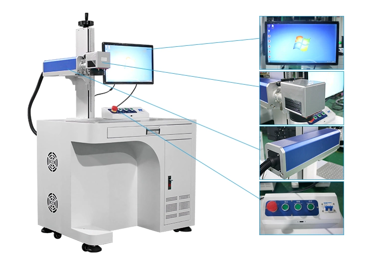 Good Marking Quality Date Codes 30W 50W Jpt Mopa Fiber Laser Marking Machine