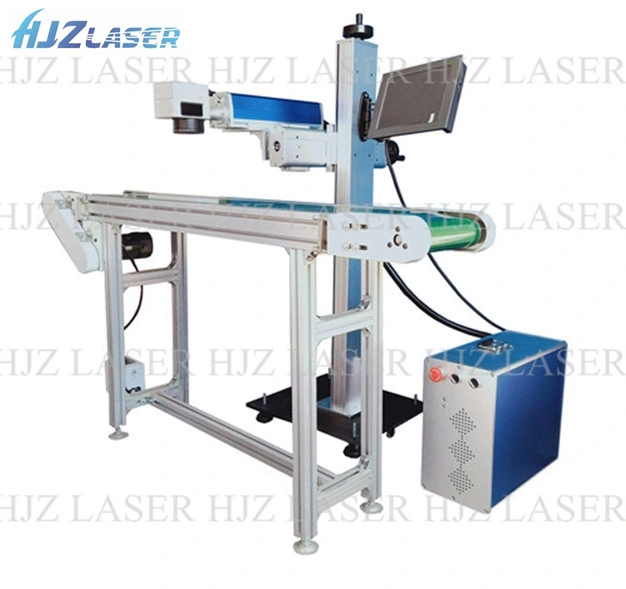 CO2 Laser Flying Marking Machine for Print Bar-Code