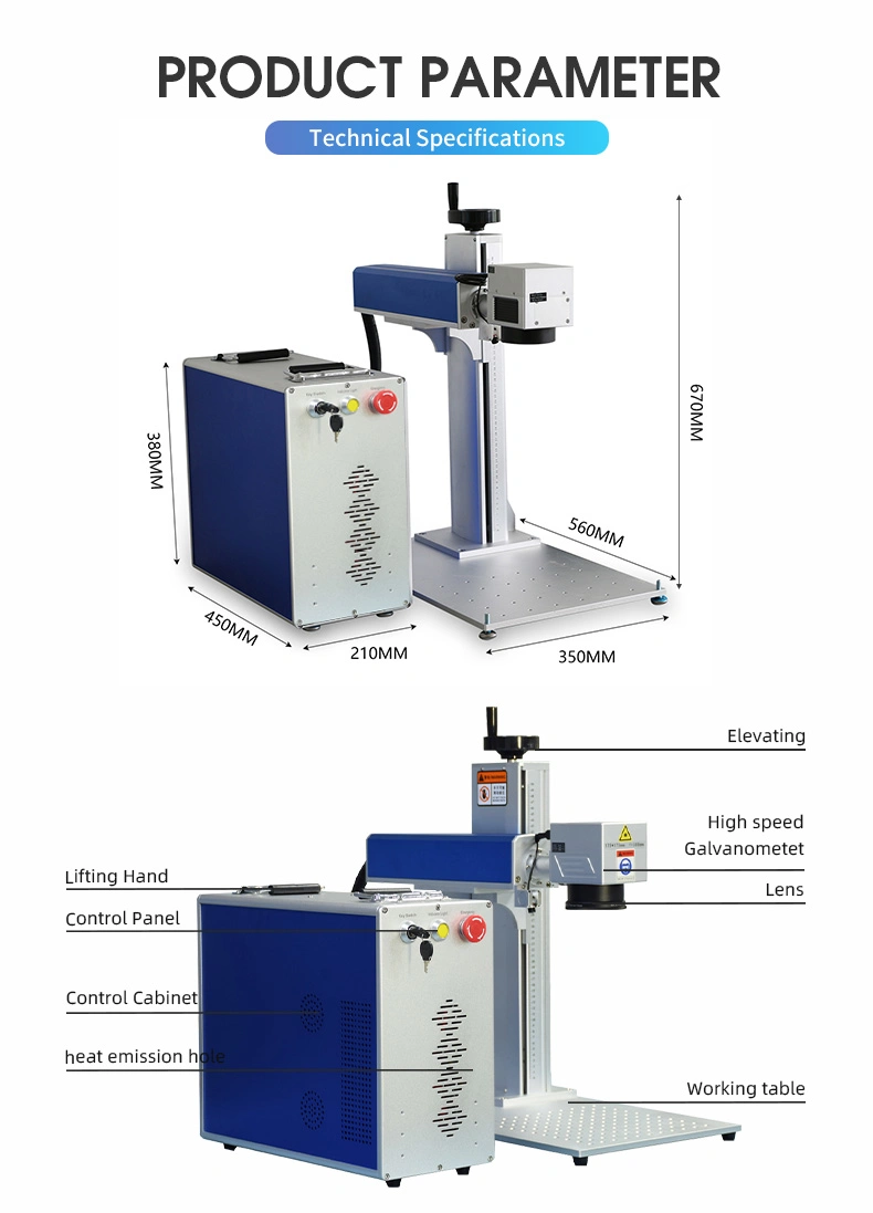 40W CO2 Laser Marking Machine 40W Desktop Laser Engraving Ma