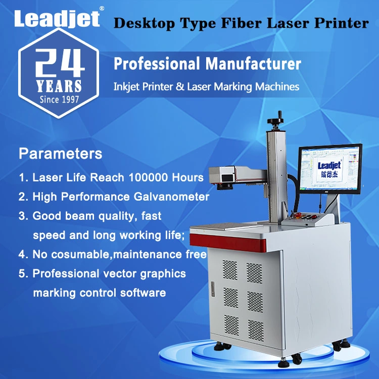 Static Fiber Laser Marking Machine With Work Table