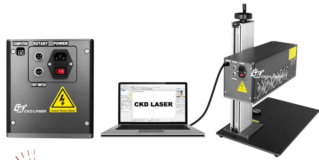 CO2 Portable Laser Marking Marking Machine for Shell Furniture ABS