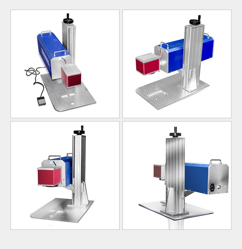 Affordable Portable Low Power CO2 Laser Marking Machine with Exchange Table