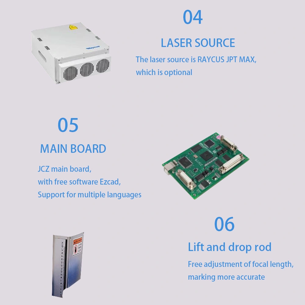 Portable Desktop Fiber Laser Marking Machine for Metals Good Price