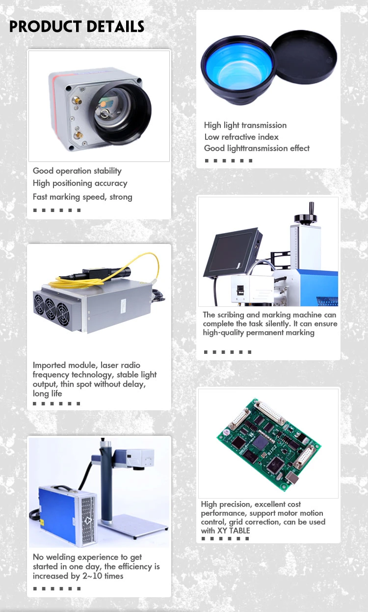 Long Service Life 20W 30W 50W 100W Portable Split Type Laser Printing Pachine Fiber CO2 Laser Marking Machine