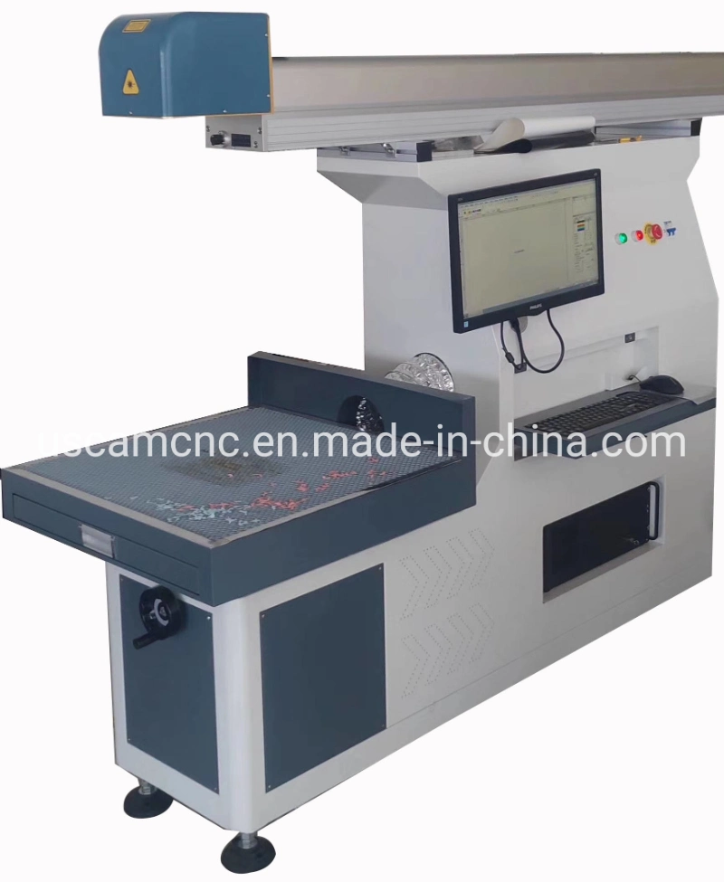 Shoes Leather Jeans Engraving 3D 2D Auto Focus Dynamic Curved Surface Marker CO2 Laser Marking Machine Price with Large Working Area