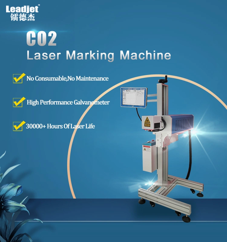 30W CO2 Laser Marking Machine Supplier Manufacturer Batch Coding Machine