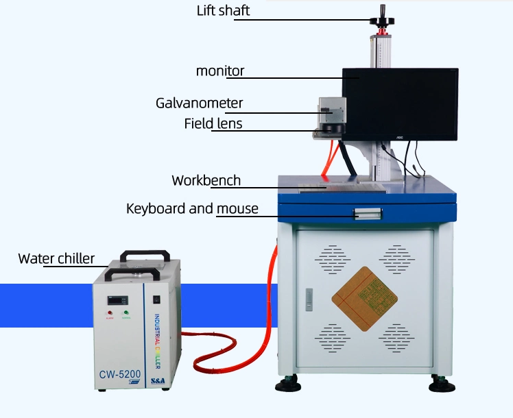 Cheap Price 5W Stainless Steel UV Laser Marking Machines for Bracelets