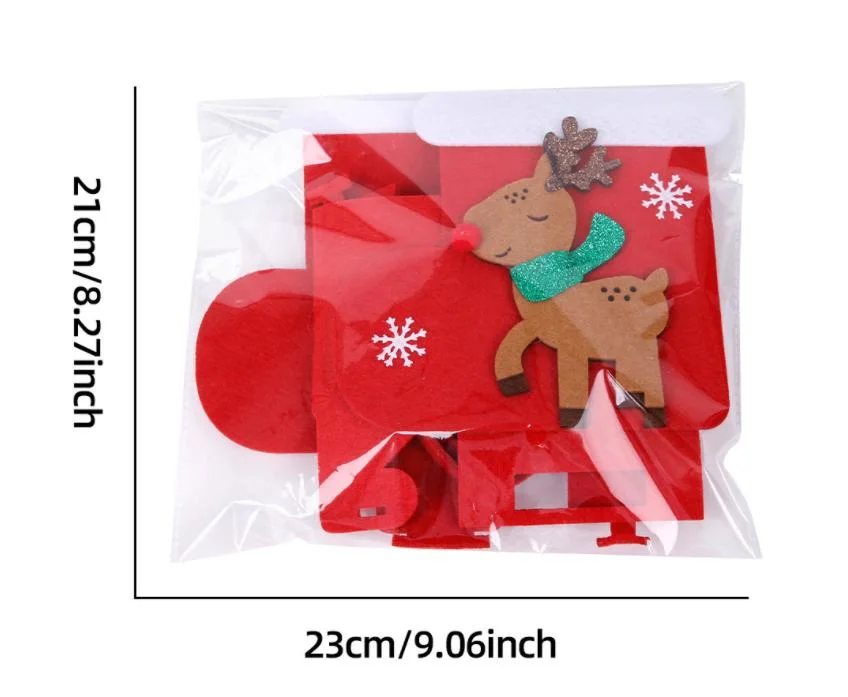 Christmas Tree Cartoon Christmas Children&prime;s Gifts Felt Tote Bag