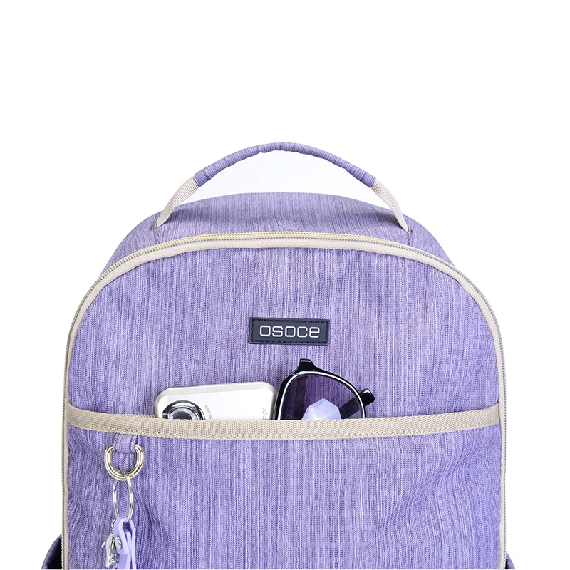 Fashion Wholesale Leisure Canvas School Sport Backpack for Inside with Laptop Compartment