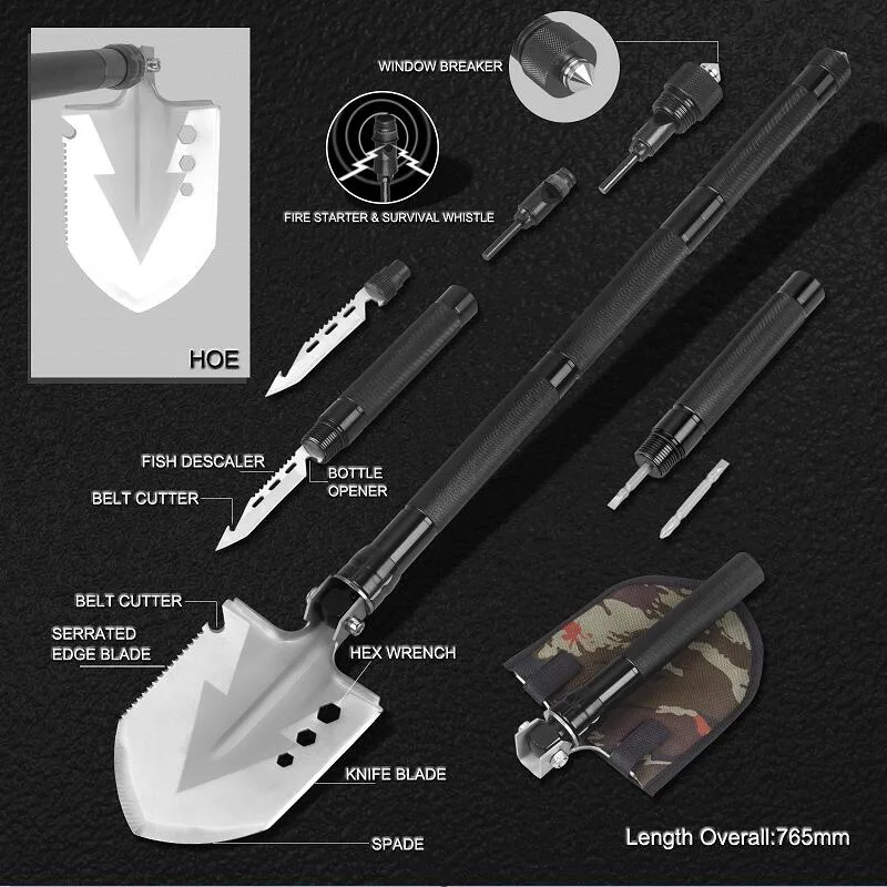 Multi Function Folding Survival Spade (#8525)