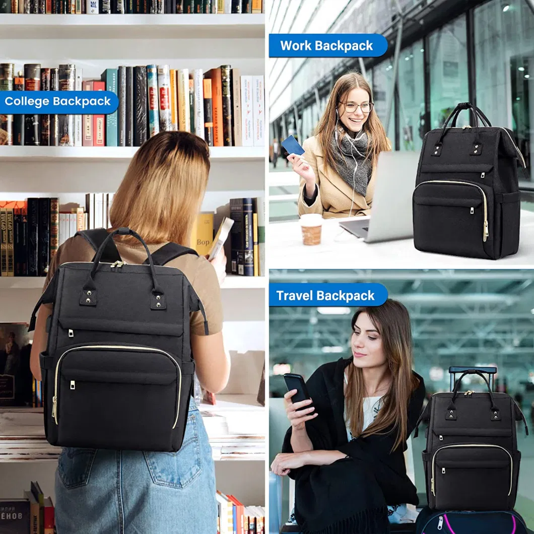 15.6inch Women Waterproof Travel School Student Computer Mochilas Laptop Backpack