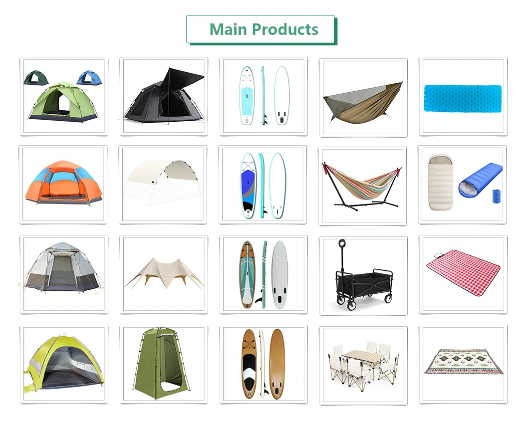 Outdoor Rainproof Camping Indian Cotton Pyramid Canopy Tent with Canopy for Tent 2-6 People