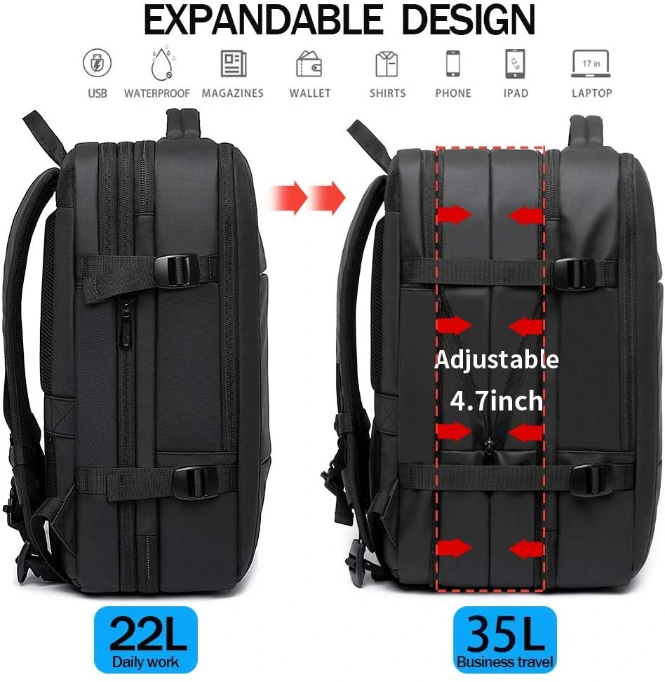 Travel Backpack Flight Approved Carry on Backpack for International Travel Bag Water Resistant Laptop Backpacks