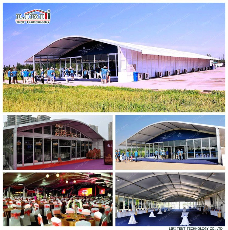 Double Decker Tent, Two Floor Tent with Glass Wall, Two Floor Marquee for Golf Events