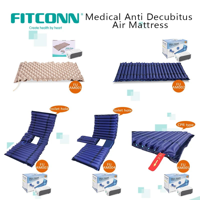 Wholesale Cheap Price Medical Hospital Bed Air Bed Bubble Mattress Anti Bedsore Air Mattress Anti-Decubitus Mattress with Pump