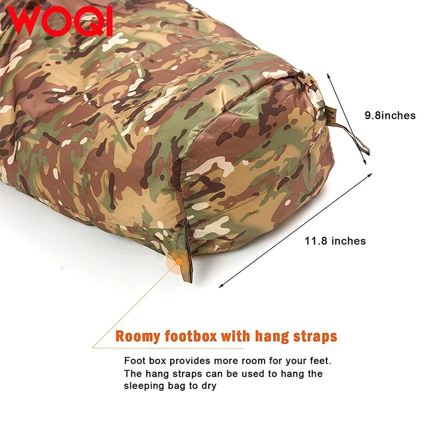 Woqi Waterproof Down Camping Ultralight Wearable Sleeping Bags for Very Cold Weather