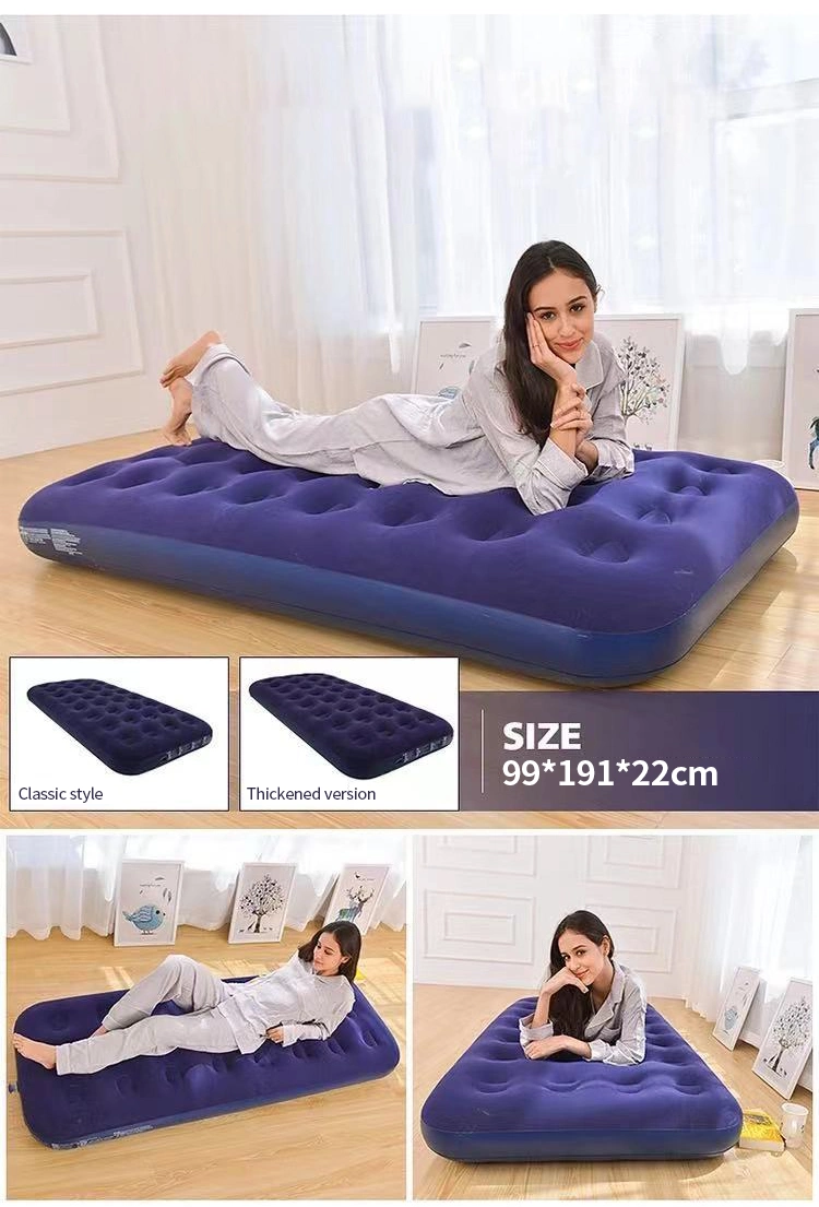 Factory Customized Inflatable Air Bed Mattress Wholesale Low Price Camping Airbed for Outdoor Sleeping