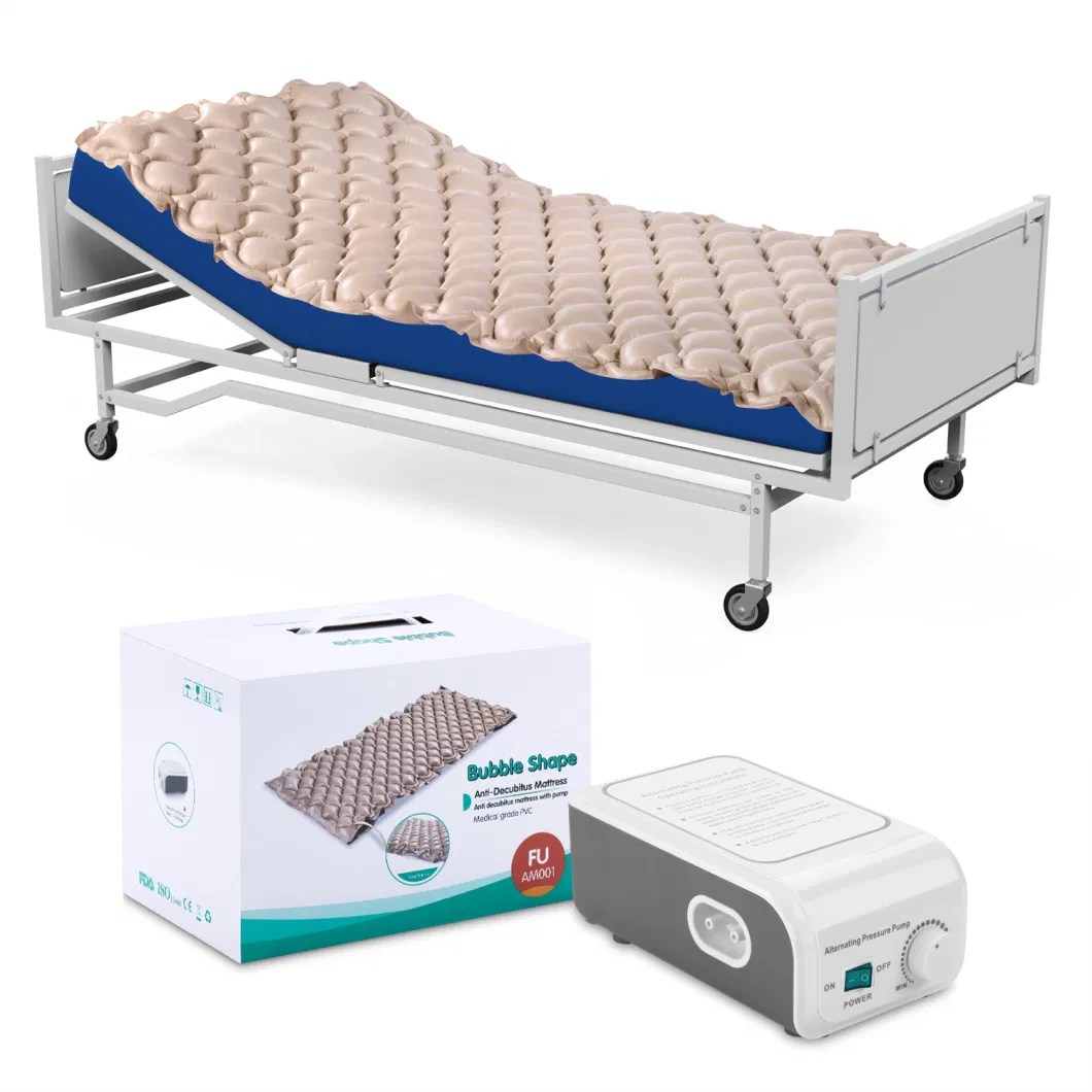 Wholesale Cheap Price Medical Hospital Bed Air Bed Bubble Mattress Anti Bedsore Air Mattress Anti-Decubitus Mattress with Pump