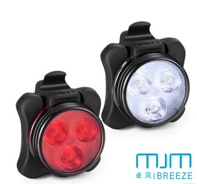 Bicycle Light Mountain Bike USB Charging Warning Tail Light Set Tail Light Riding Accessories