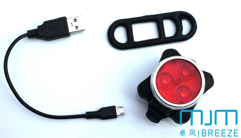 Bicycle Light Mountain Bike USB Charging Warning Tail Light Set Tail Light Riding Accessories