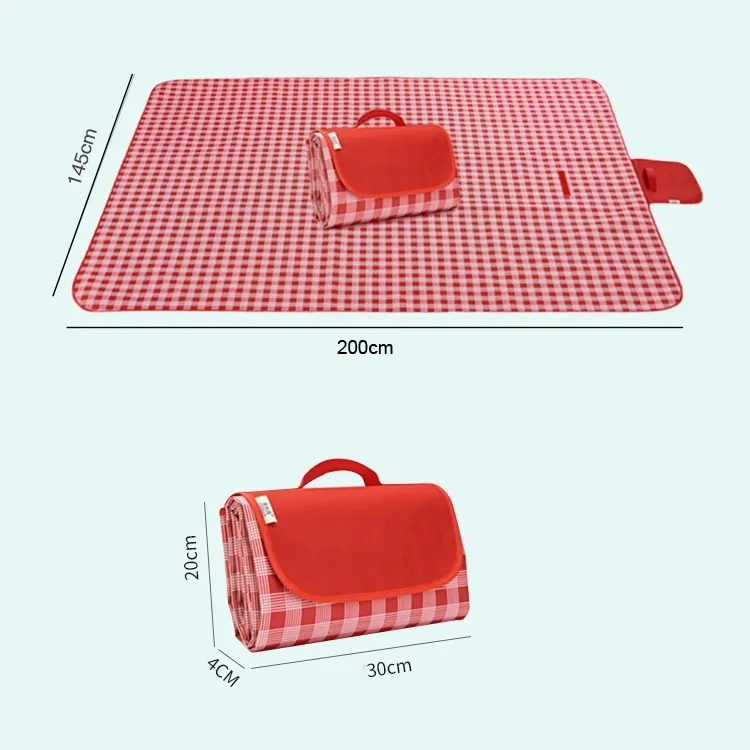 Factory Outlet Oxford Cloth Waterproof Outdoor Picnic Blanket with Customized Logo