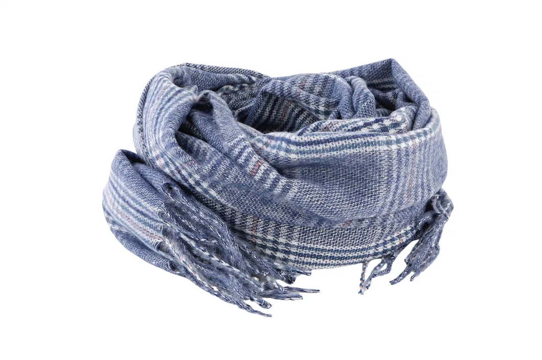 Warm Cashmere Feeling Soft Poly Viscose Plaid Scottish Scarves