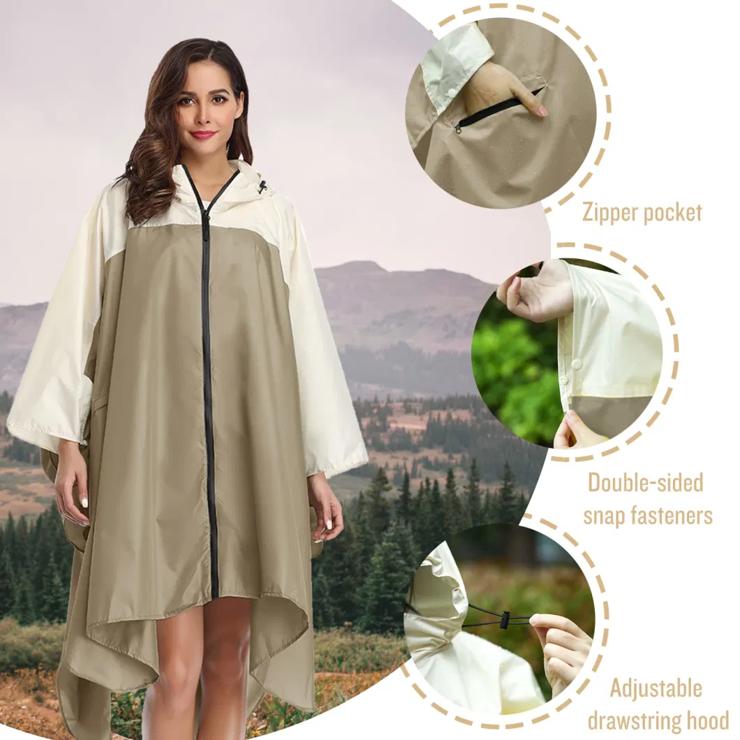 Hot Sale Rainwear Clothing Rain Coat Waterproof Women Poncho