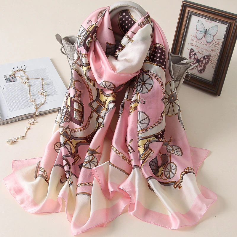 Towel Sunscreen Silk Scarf Shawl Female 180*90cm