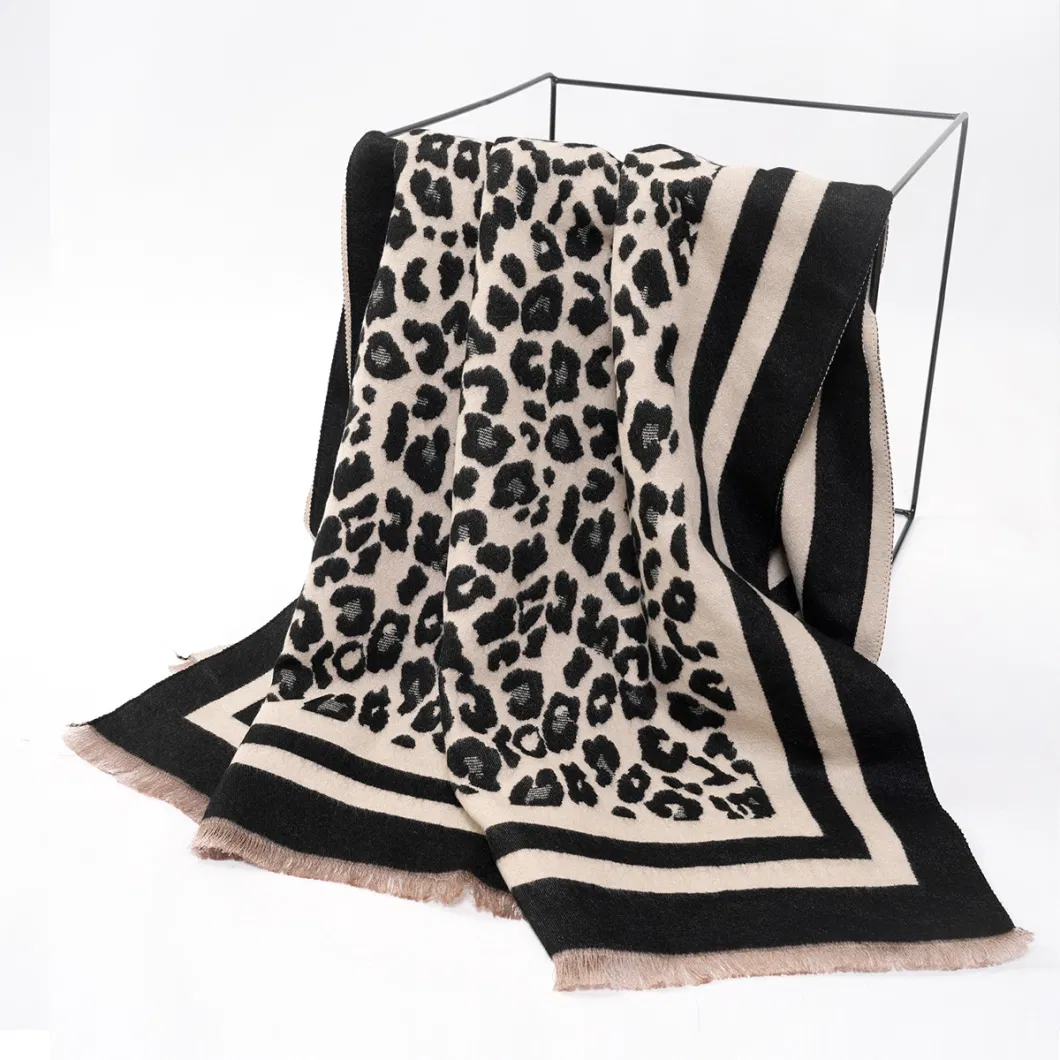 Vimoda Paris Scarf Leopard-Print Scarf